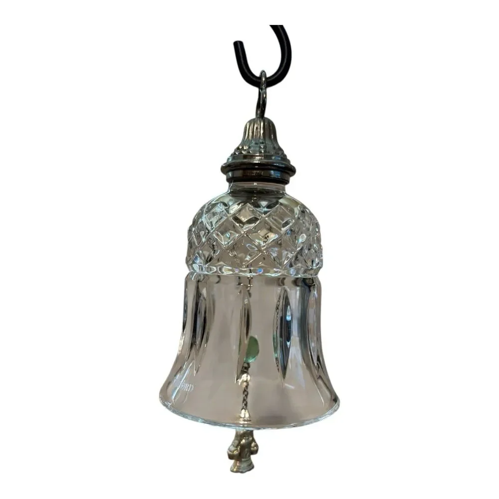 WATERFORD CRYSTAL 8TH EDITION 12 DAYS OF CHRISTMAS BELL ORNAMENT MAIDS A MILKING